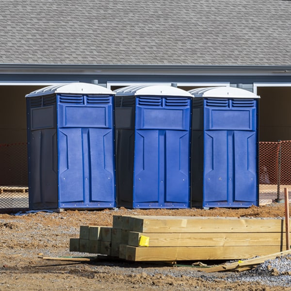 are there any restrictions on what items can be disposed of in the porta potties in Staunton